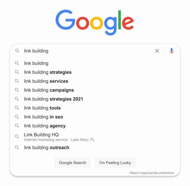 google seo教程-搜索建议